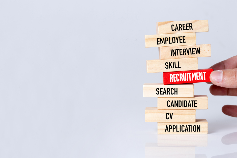 Recruitment jenga blocks