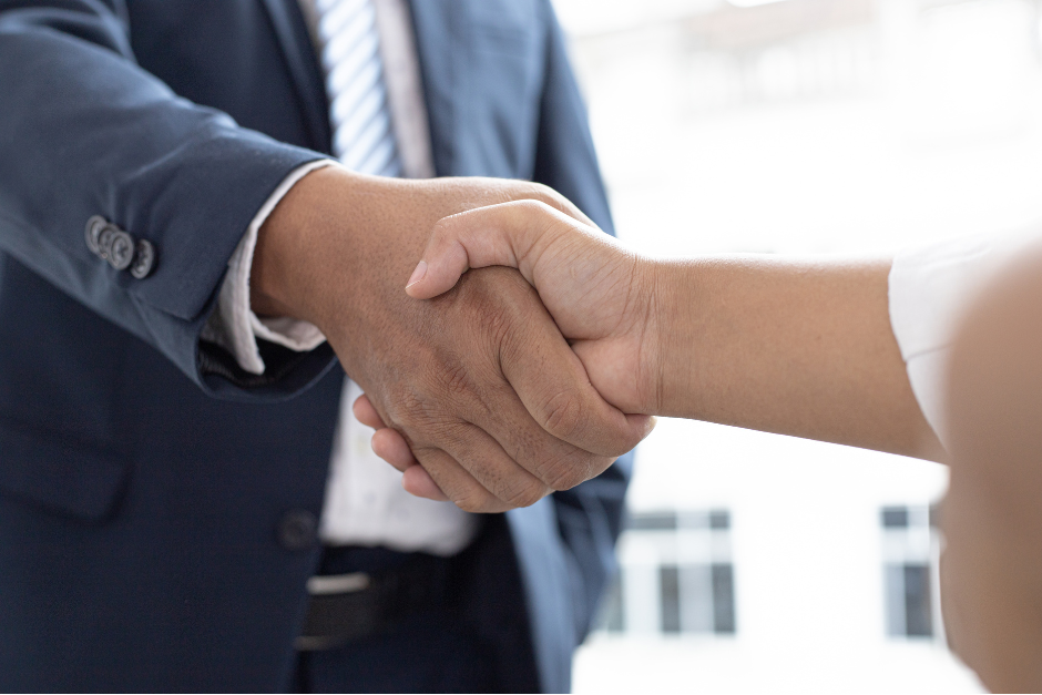 Business Handshake For Salary Negotiation
