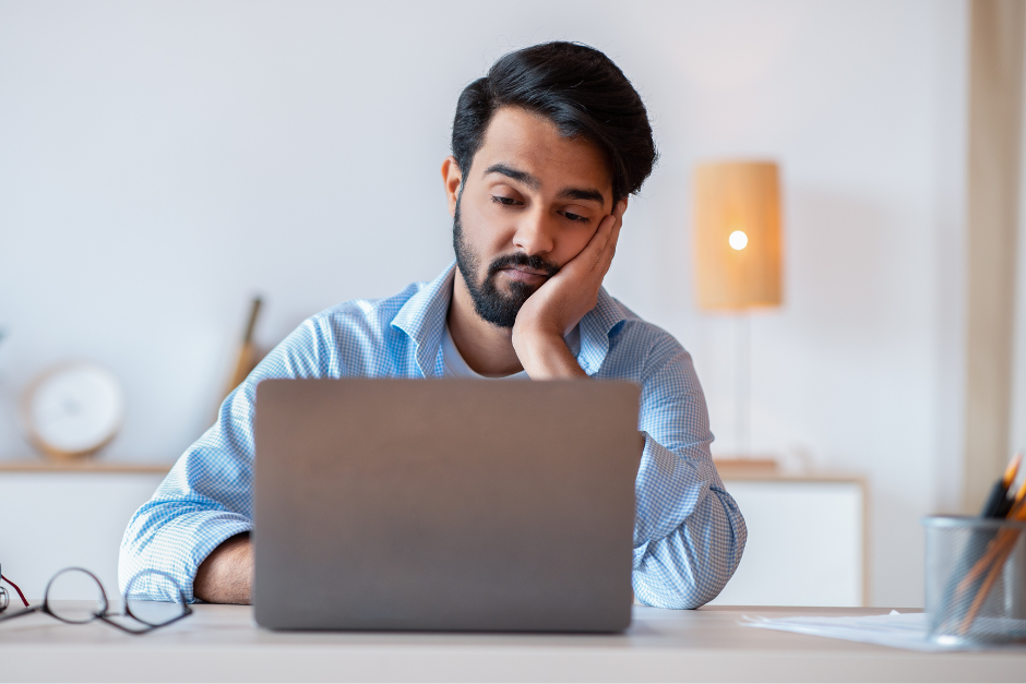 Man who has quiet quit his job